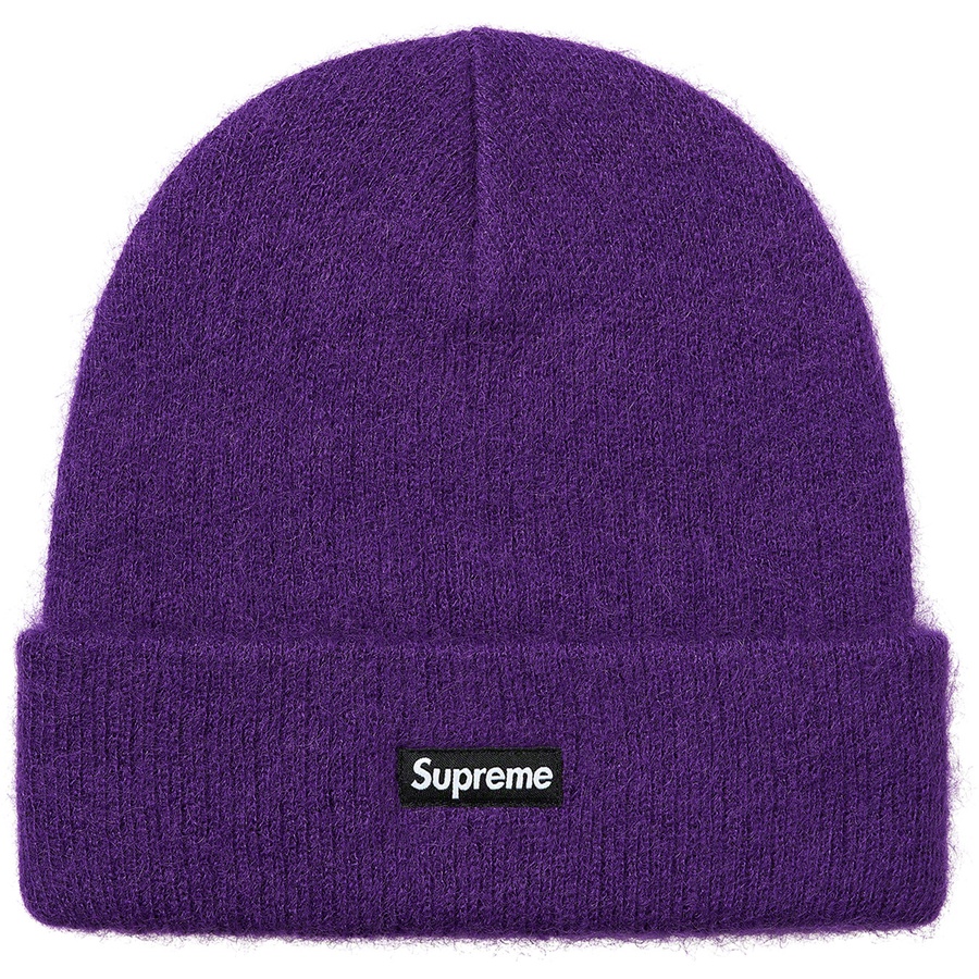 Details on Mohair Beanie Bright Purple from fall winter
                                                    2020 (Price is $40)