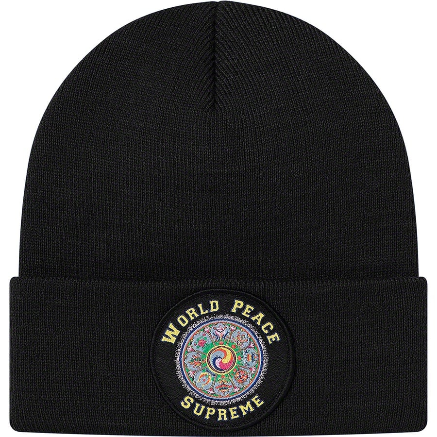 Details on World Peace Beanie Black from fall winter
                                                    2020 (Price is $36)