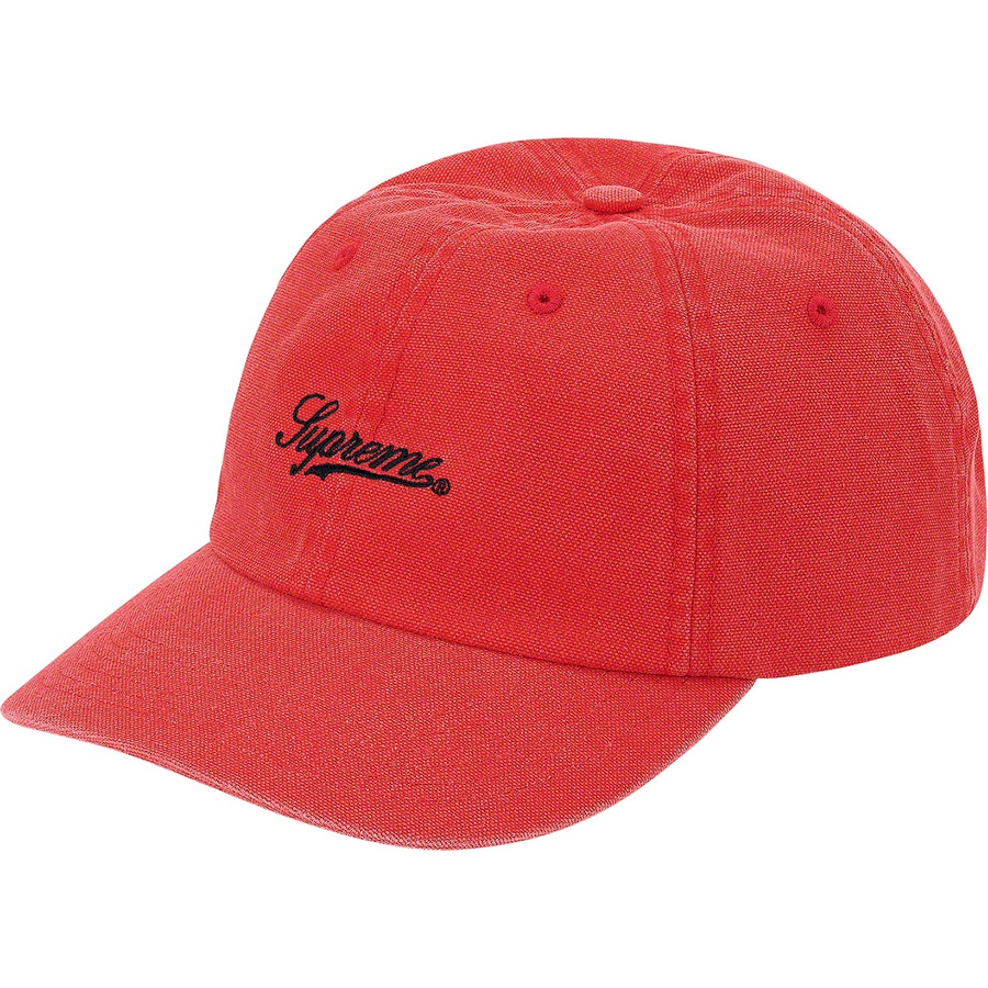 Details on Pigment Print Script Logo 6-Panel Red from fall winter
                                                    2020 (Price is $48)