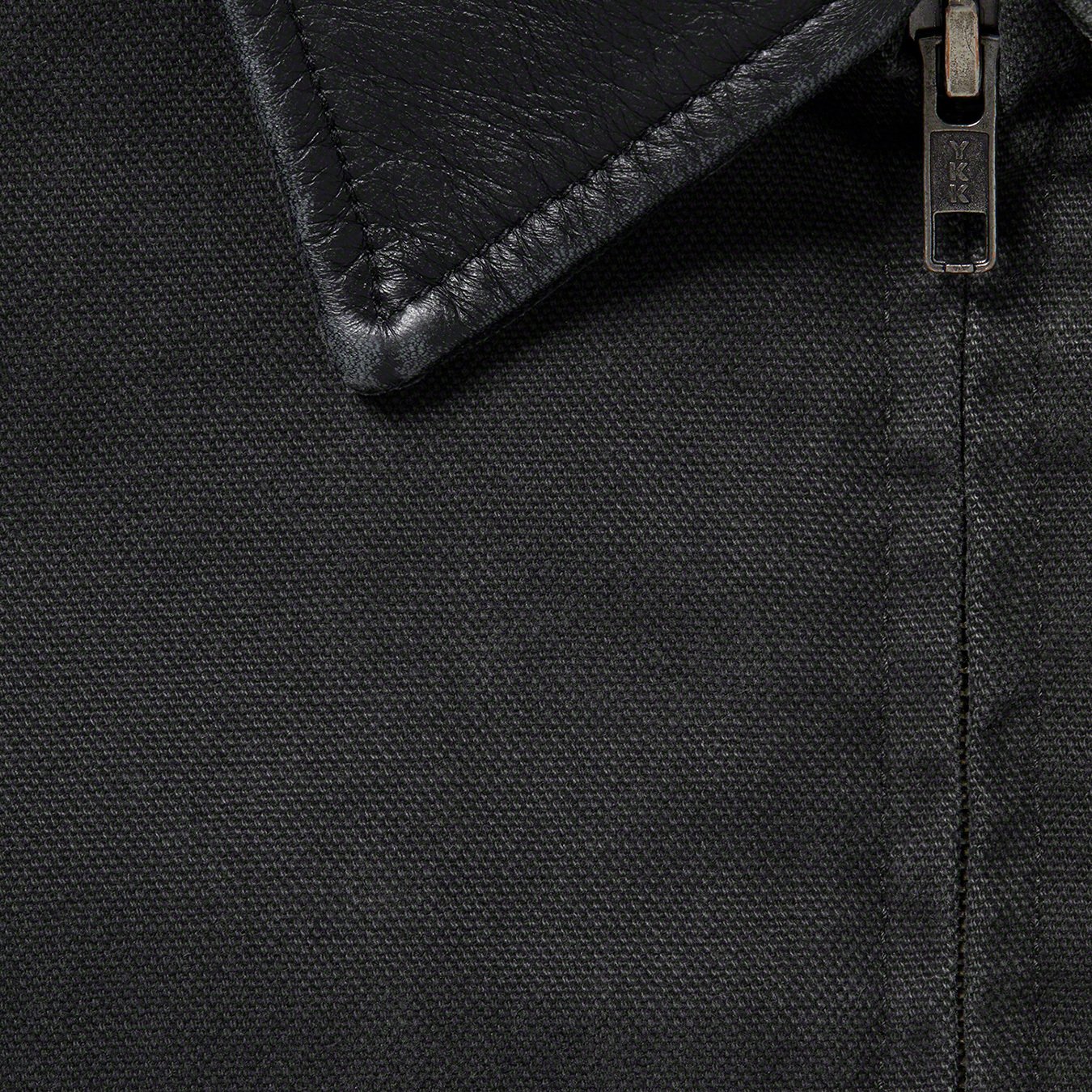 Leather Collar Work Jacket - Supreme Community