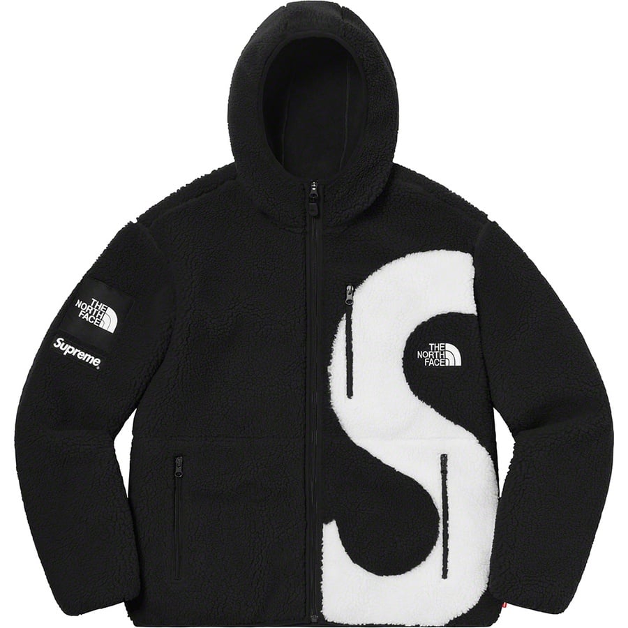 Details on Supreme The North Face S Logo Hooded Fleece Jacket Black from fall winter
                                                    2020 (Price is $298)