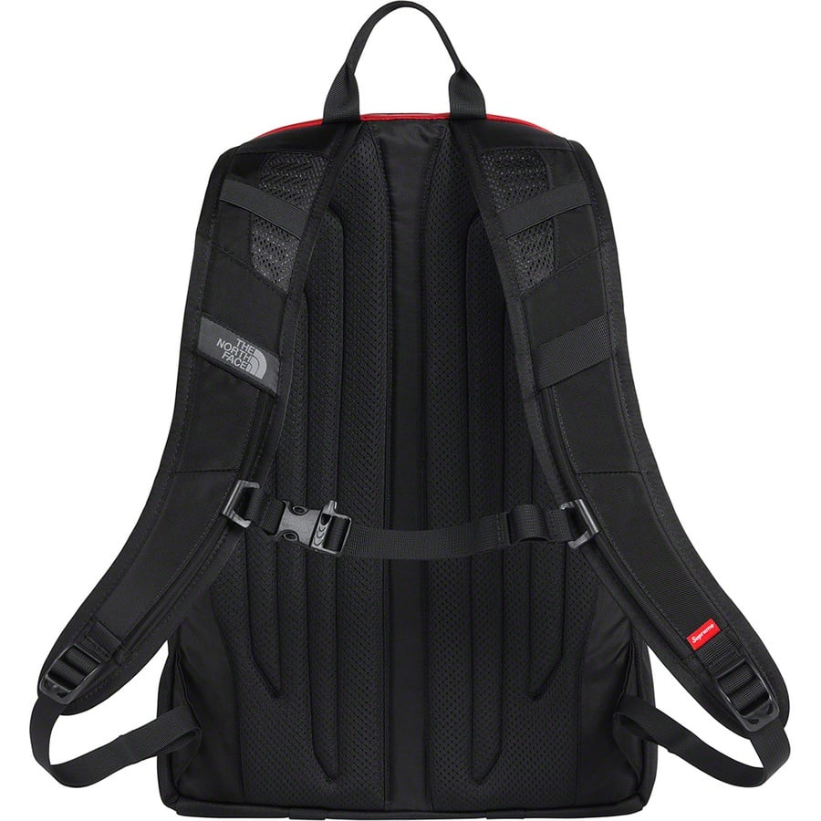 Details on Supreme The North Face S Logo Expedition Backpack Red from fall winter
                                                    2020 (Price is $158)