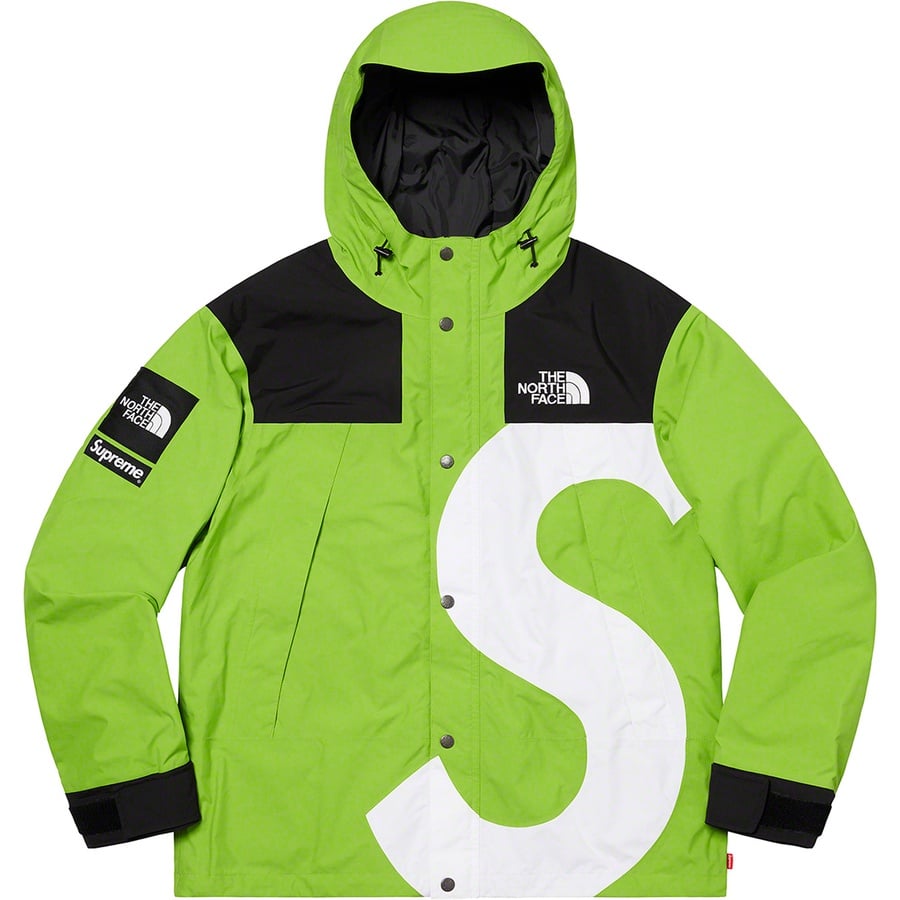 Details on Supreme The North Face S Logo  Mountain Jacket Lime from fall winter
                                                    2020 (Price is $388)