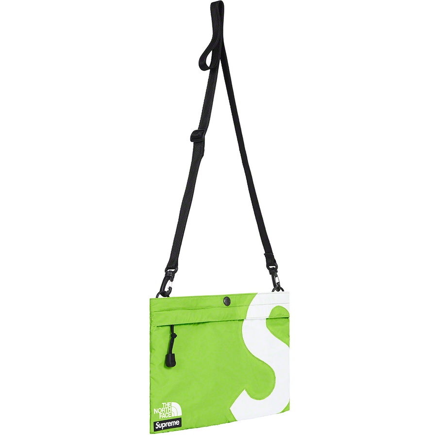Details on Supreme The North Face S Logo Shoulder Bag Lime from fall winter
                                                    2020 (Price is $58)