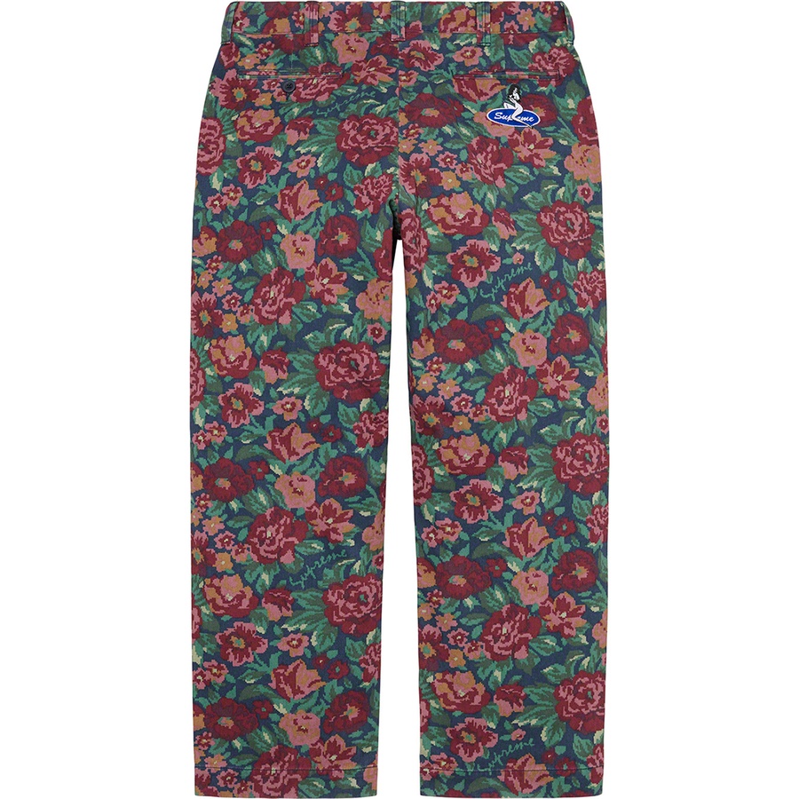 Details on Pin Up Chino Pant Digi Floral from fall winter
                                                    2020 (Price is $148)