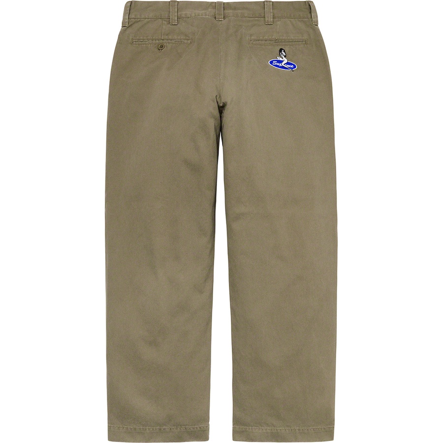 Details on Pin Up Chino Pant Olive from fall winter
                                                    2020 (Price is $148)