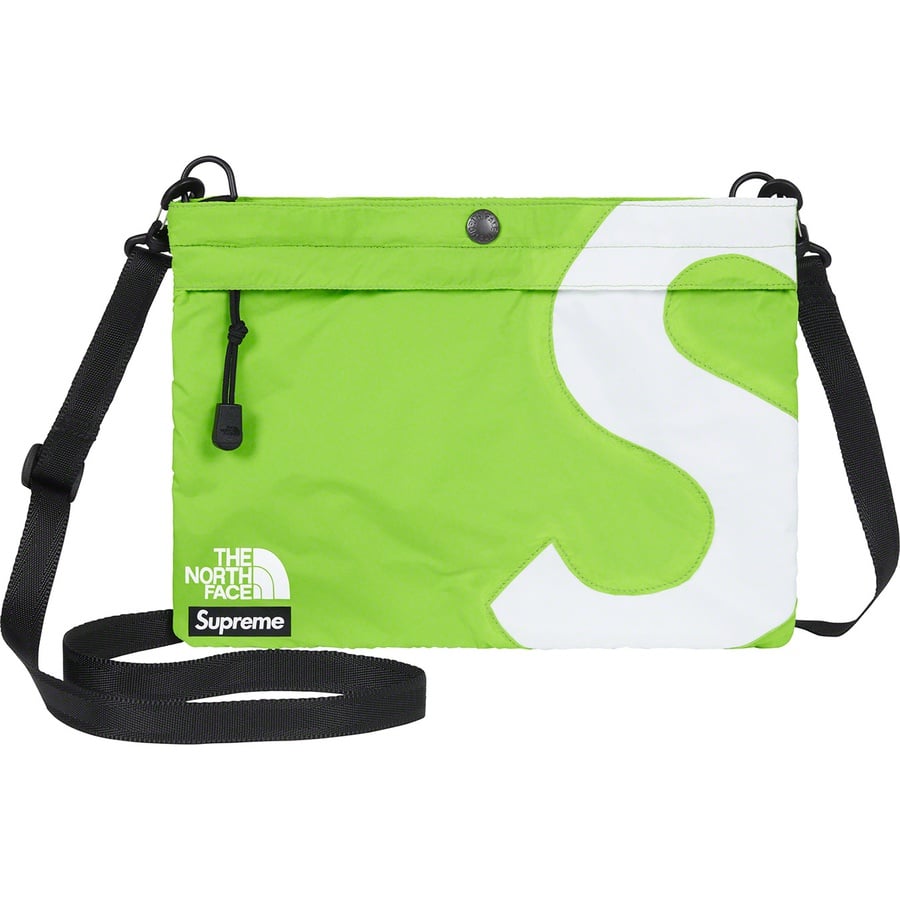 Details on Supreme The North Face S Logo Shoulder Bag Lime from fall winter
                                                    2020 (Price is $58)