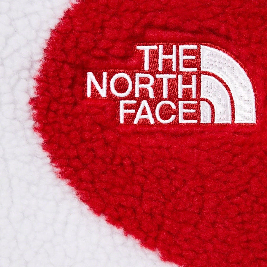 Details on Supreme The North Face S Logo Hooded Fleece Jacket Red from fall winter
                                                    2020 (Price is $298)