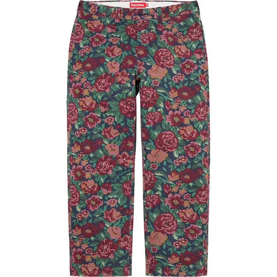 Details on Pin Up Chino Pant Digi Floral from fall winter
                                                    2020 (Price is $148)
