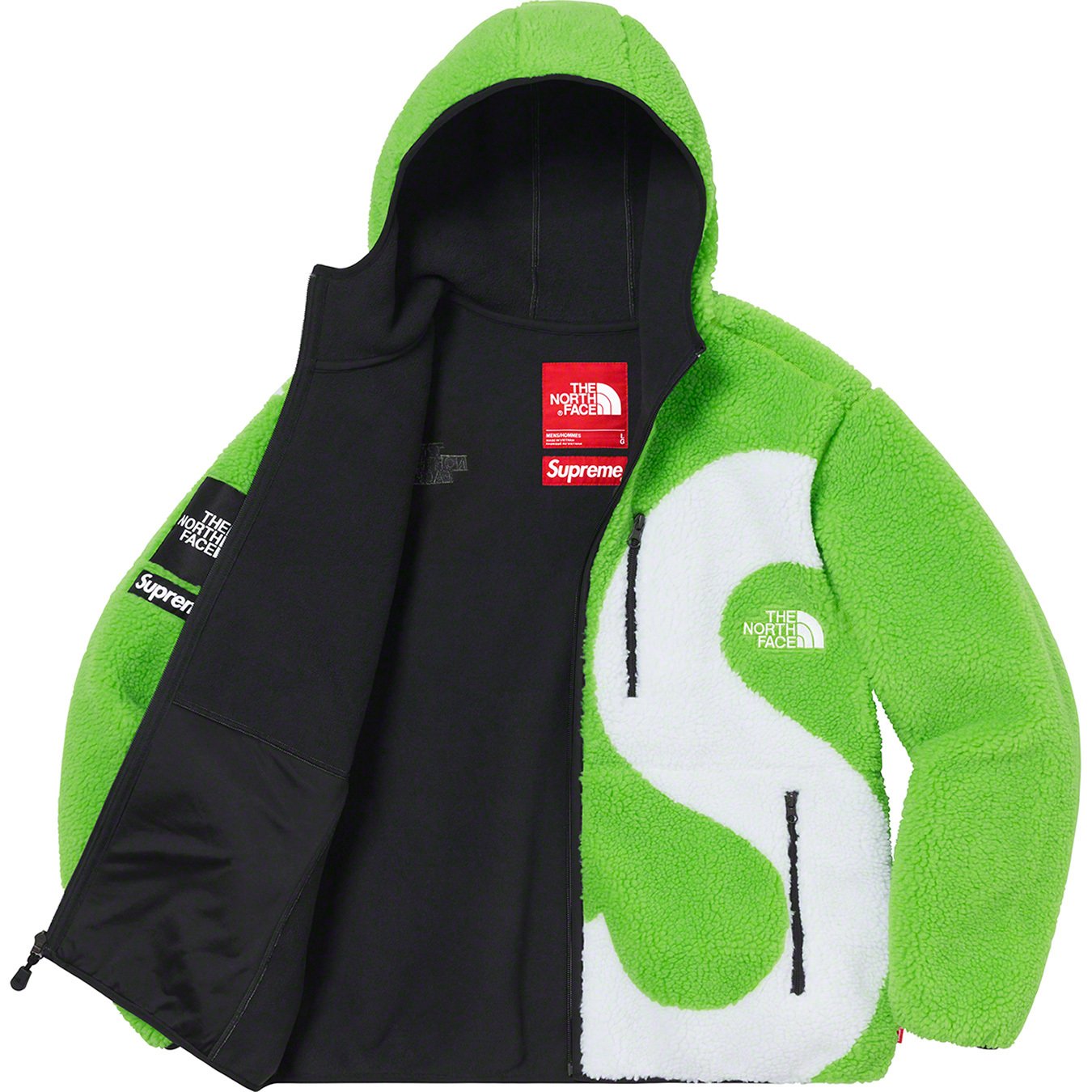 The North Face S Logo Hooded Fleece Jacket - fall winter 2020