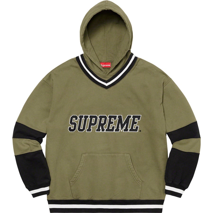 Details on Hockey Hooded Sweatshirt Light Olive from fall winter
                                                    2020 (Price is $158)