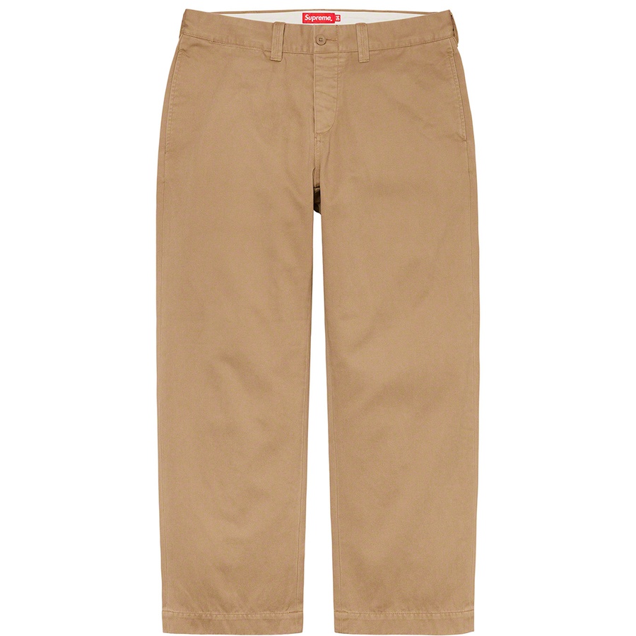 Details on Pin Up Chino Pant Khaki from fall winter 2020 (Price is $148)