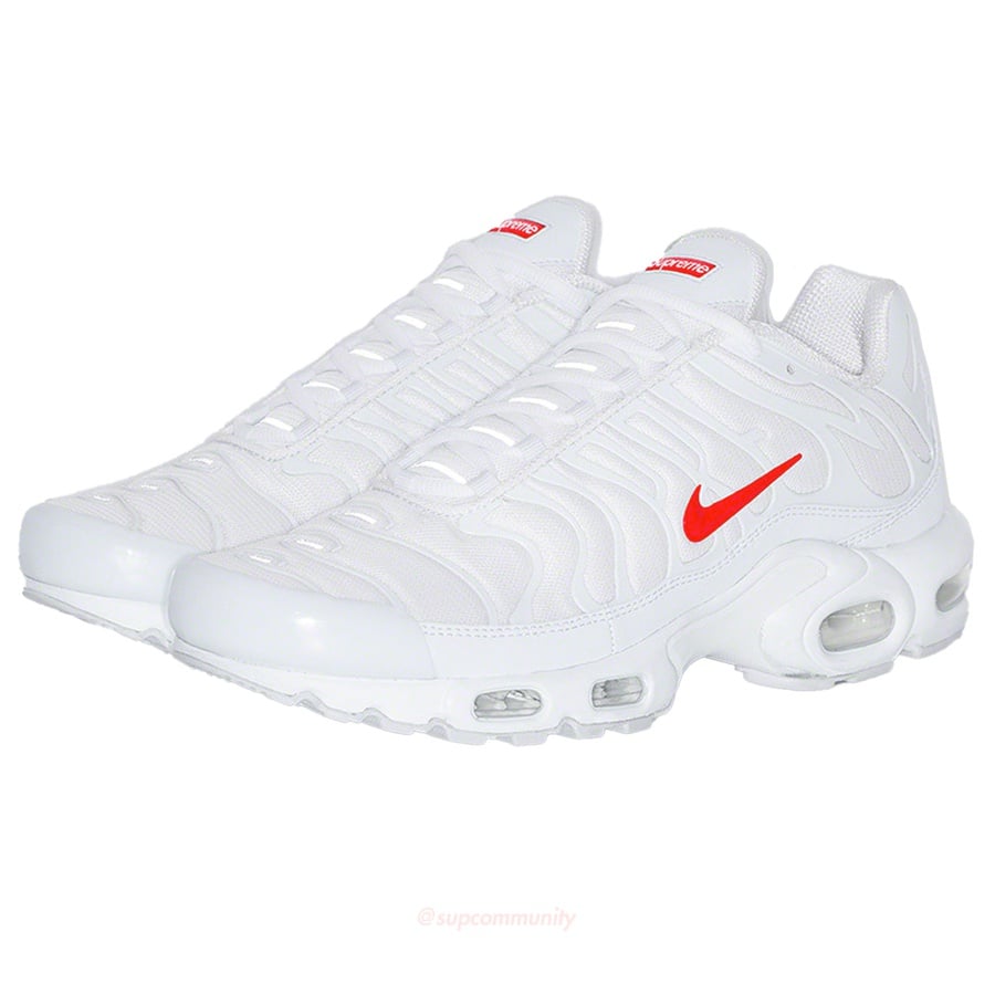 Supreme Supreme Nike Air Max Plus (White) released during fall winter 20 season