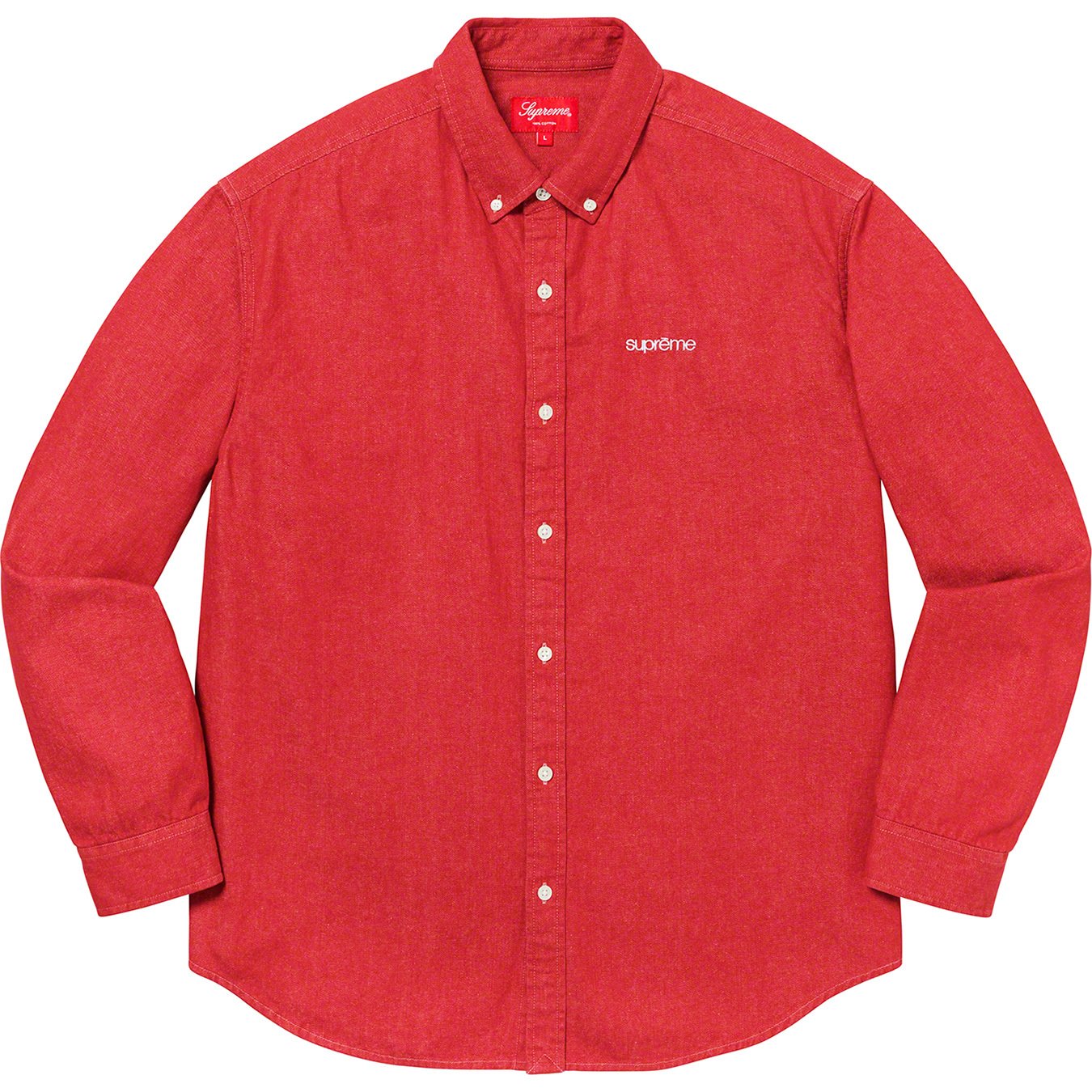 Classic Logo Denim Shirt 20FW Supreme