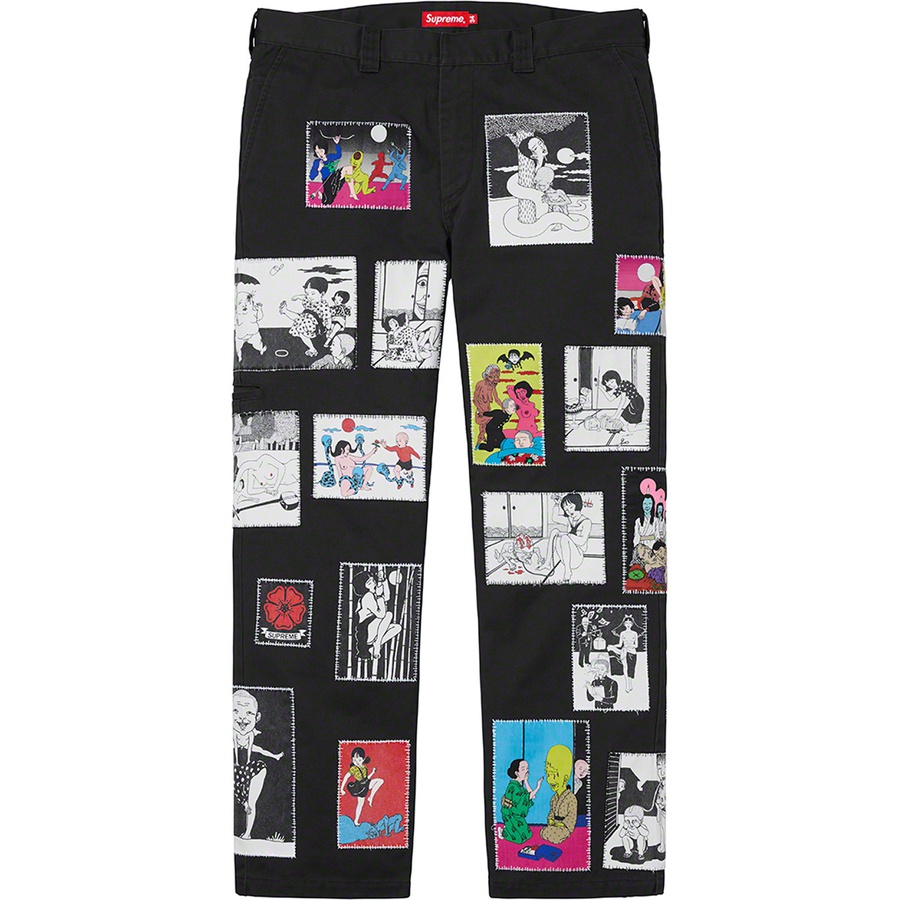 Supreme Toshio Saeki Supreme Work Pant (FW20) - Black - $258