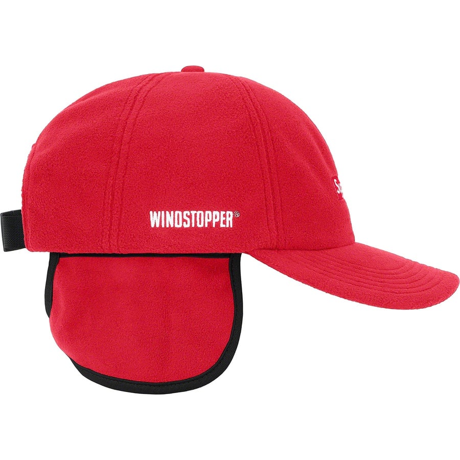 Details on WINDSTOPPER Small Box Earflap 6-Panel Red from fall winter
                                                    2020 (Price is $58)