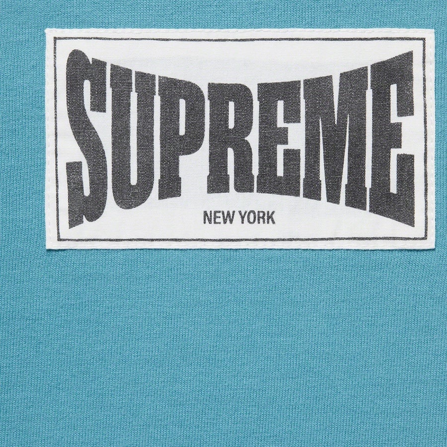 Supreme Woven Label L S Top (FW20) - Slate - $68