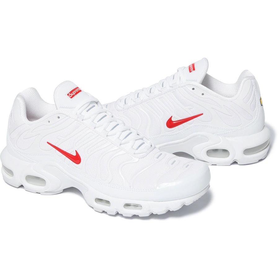 Details on Supreme Nike Air Max Plus (White) White from fall winter
                                                    2020 (Price is $180)