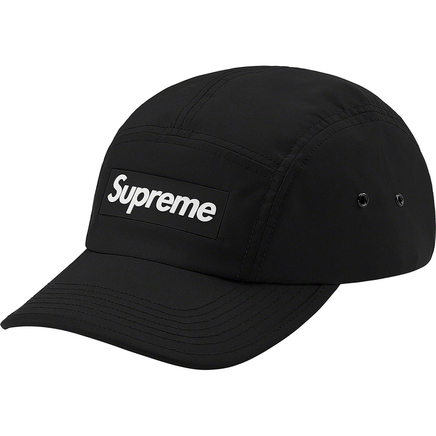Details on Inset Logo Camp Cap Black from fall winter 2020 (Price is $54)