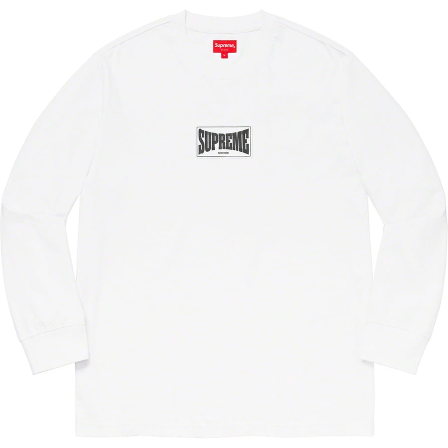 Details on Woven Label L S Top White from fall winter
                                                    2020 (Price is $68)
