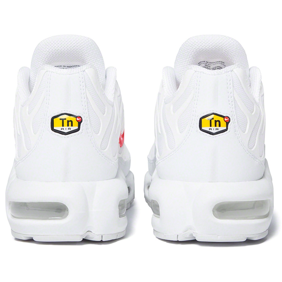Details on Supreme Nike Air Max Plus (White) White from fall winter
                                                    2020 (Price is $180)