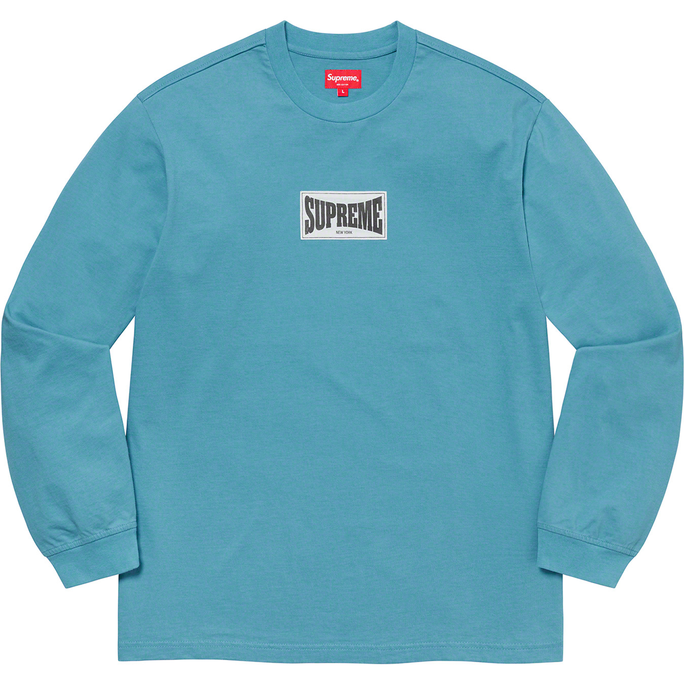 supreme Woven Label L/S Topシュプリーム - Tシャツ/カットソー(七分