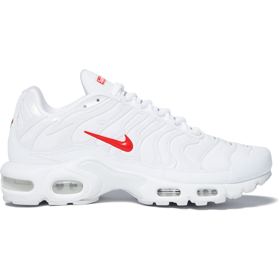 Details on Supreme Nike Air Max Plus (White) White from fall winter
                                                    2020 (Price is $180)