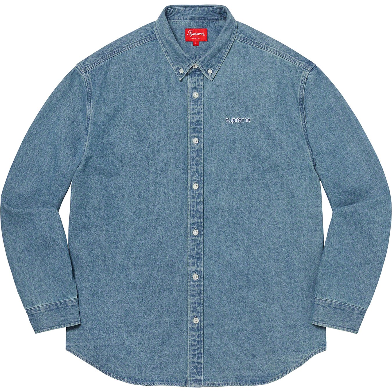 Classic Logo Denim Shirt 20FW Supreme