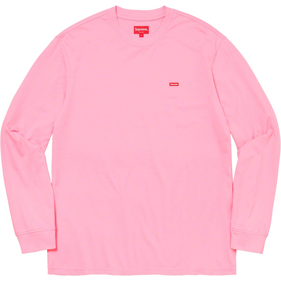 Details on Small Box L S Tee Pink from fall winter 2020 (Price is $68)