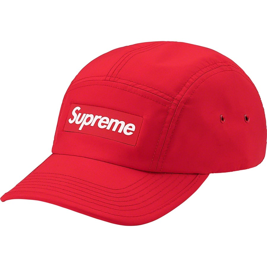 Details on Inset Logo Camp Cap Red from fall winter
                                                    2020 (Price is $54)