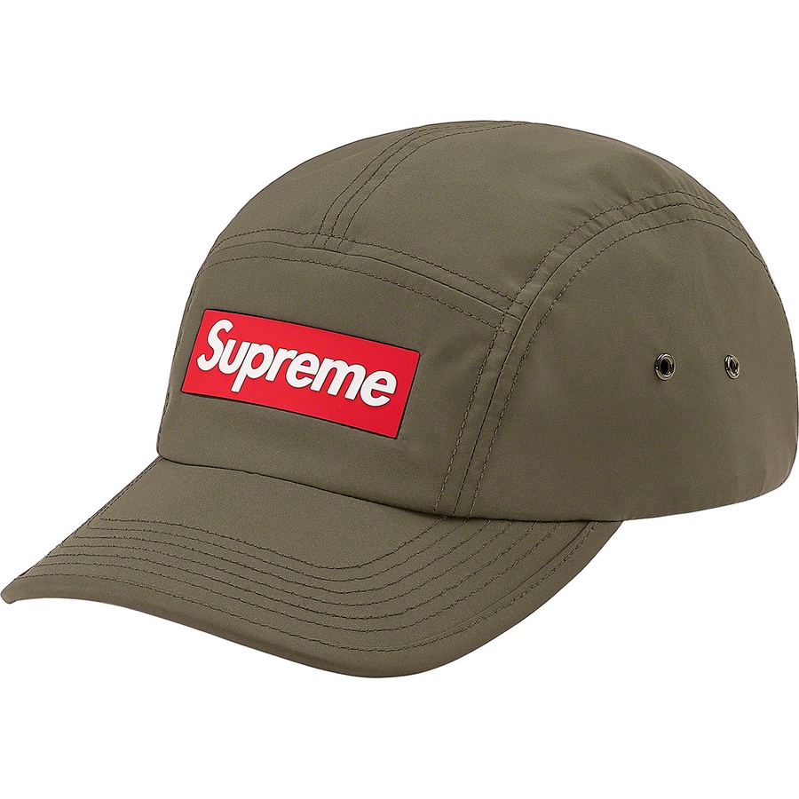 Details on Inset Logo Camp Cap Olive from fall winter 2020 (Price is $54)