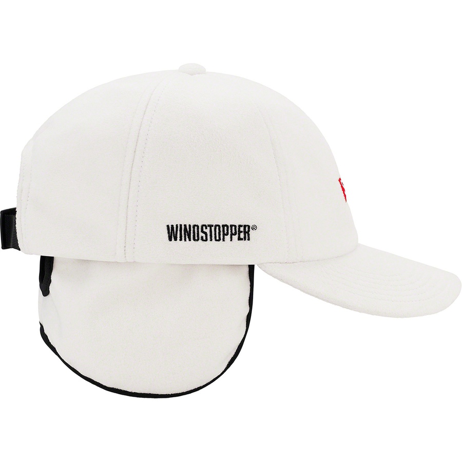 Details on WINDSTOPPER Small Box Earflap 6-Panel White from fall winter 2020 (Price is $58)