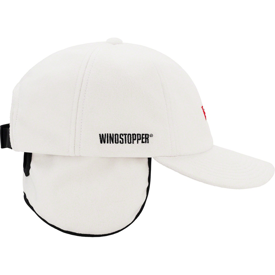 Details on WINDSTOPPER Small Box Earflap 6-Panel White from fall winter
                                                    2020 (Price is $58)