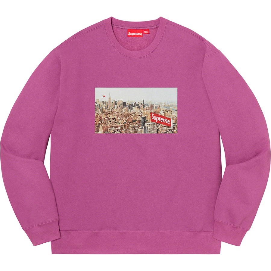 Details on Aerial Crewneck Bright Purple from fall winter
                                                    2020 (Price is $148)