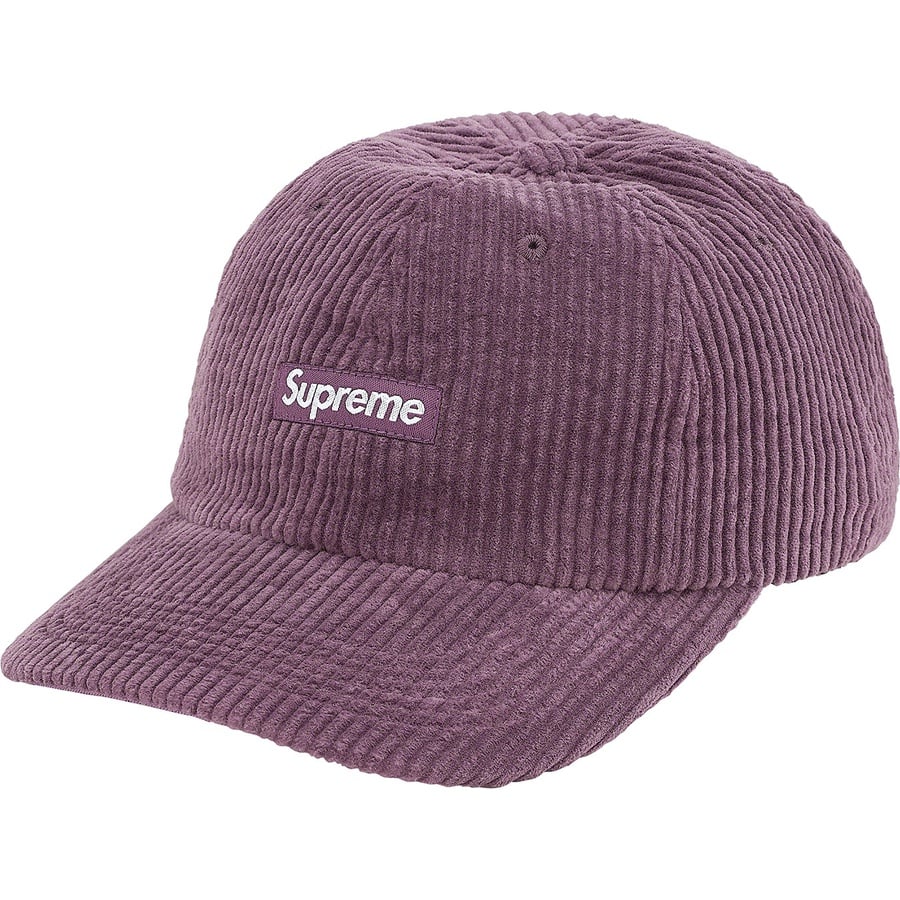 Details on Ripple Corduroy Small Box 6-Panel Purple from fall winter 2020 (Price is $48)