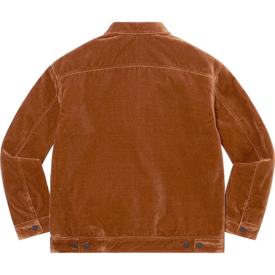 Supreme Velvet Work Jacket (FW20) - Brown - $288