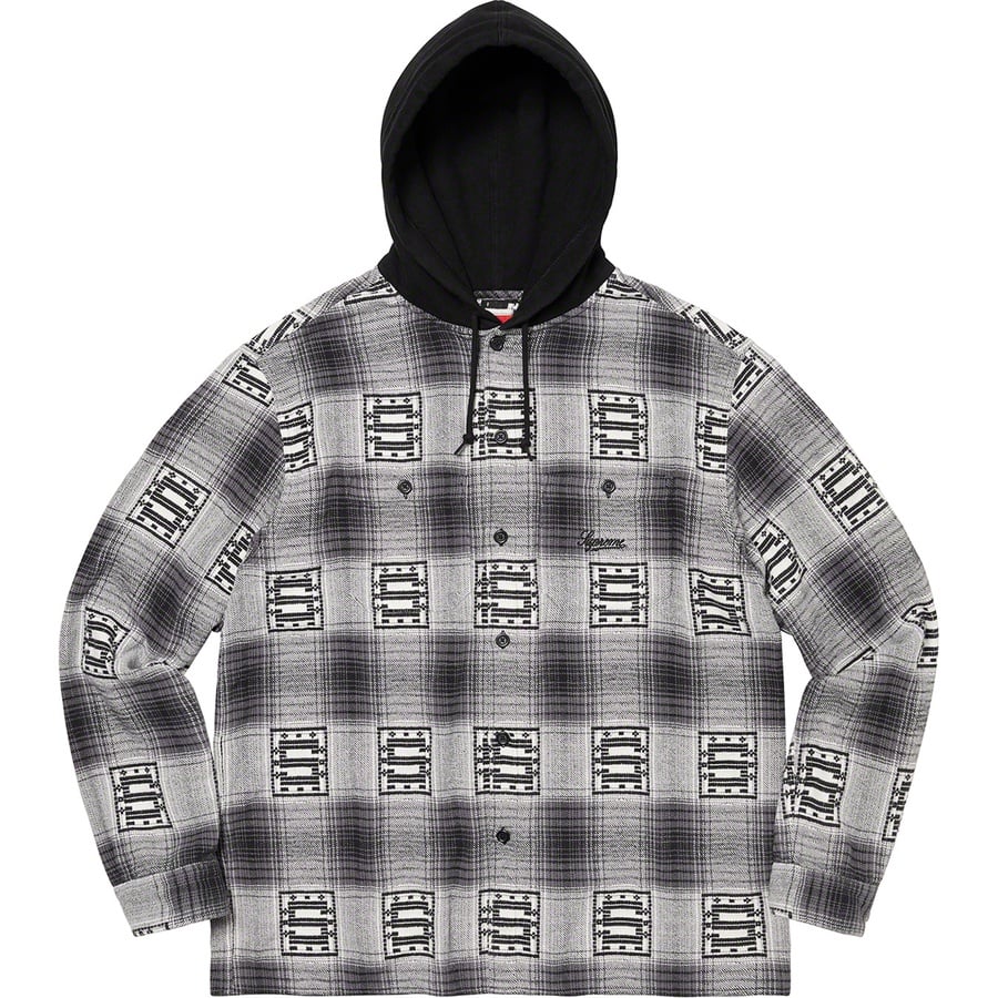 Hooded Shadow Plaid Shirt - fall winter 2020 - Supreme