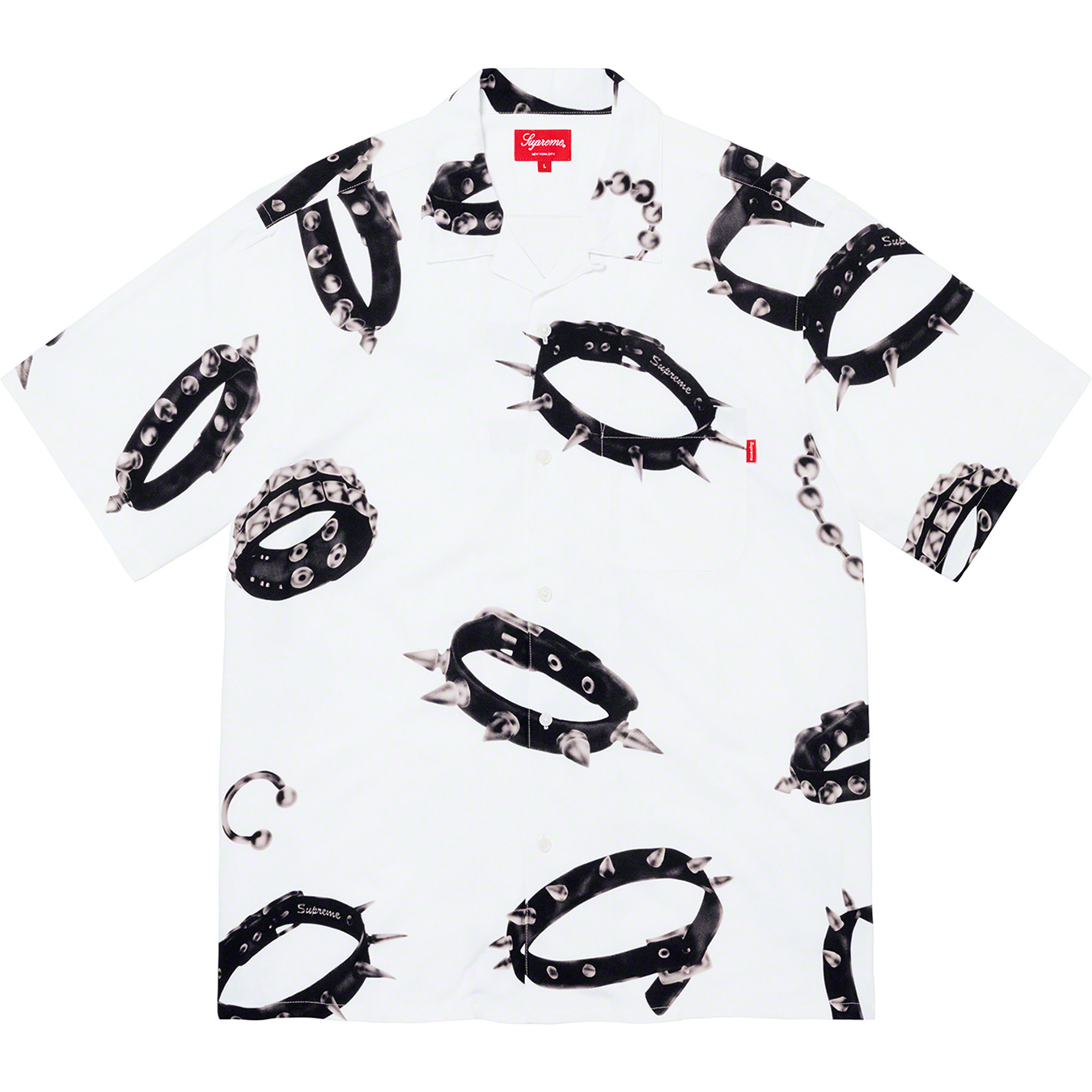 Supreme Studded Collars  Rayon S/S Shirt