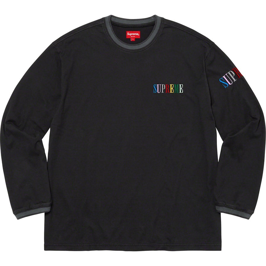 Details on Multi Color Logo L S Top Black from fall winter
                                                    2020 (Price is $88)