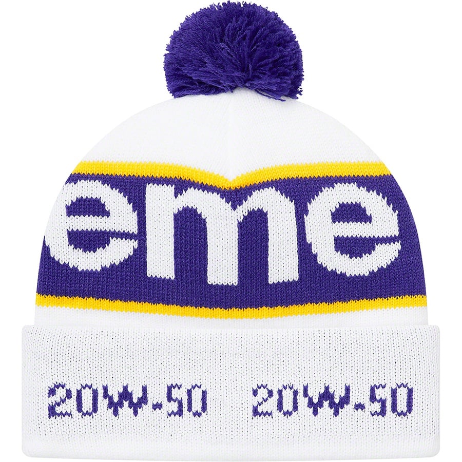 Details on Garage Beanie White from fall winter
                                                    2020 (Price is $36)