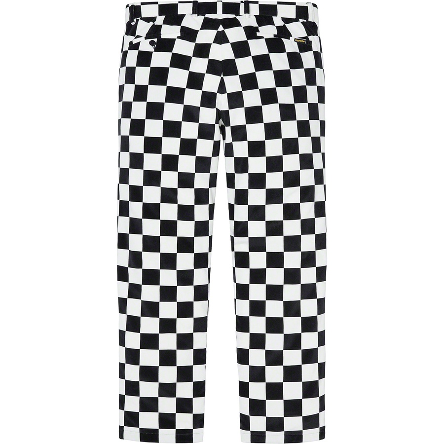 Details on Velvet Trouser Checkerboard from fall winter
                                                    2020 (Price is $168)