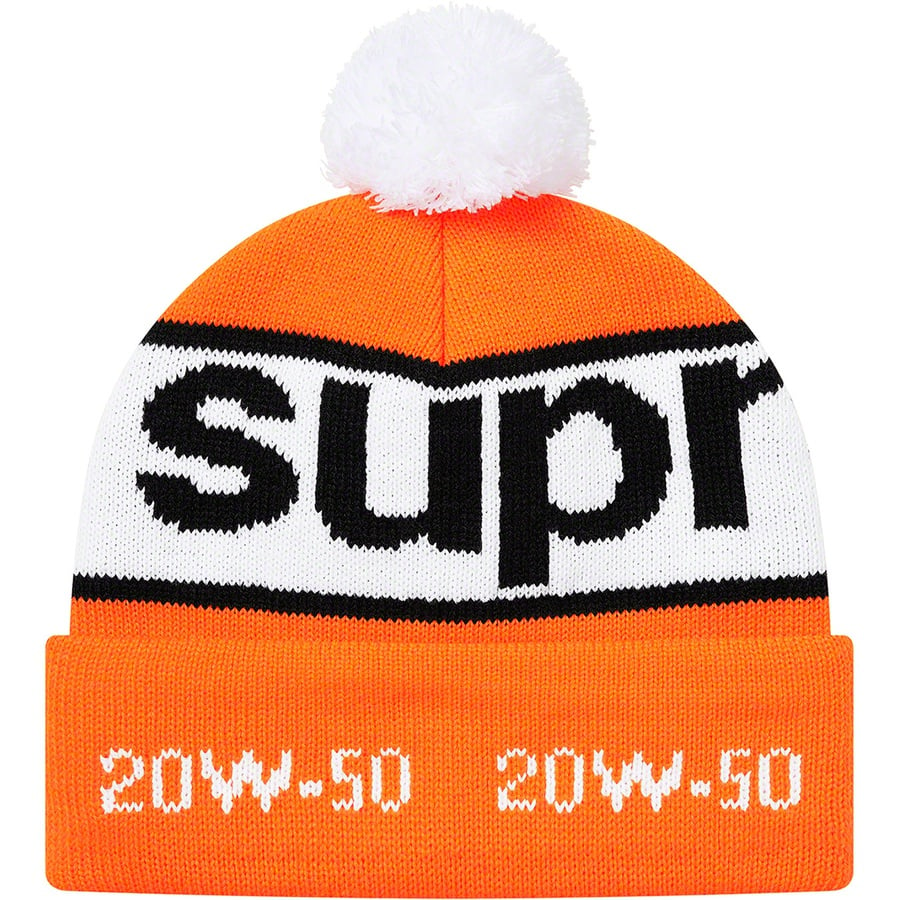 Details on Garage Beanie Orange from fall winter
                                                    2020 (Price is $36)