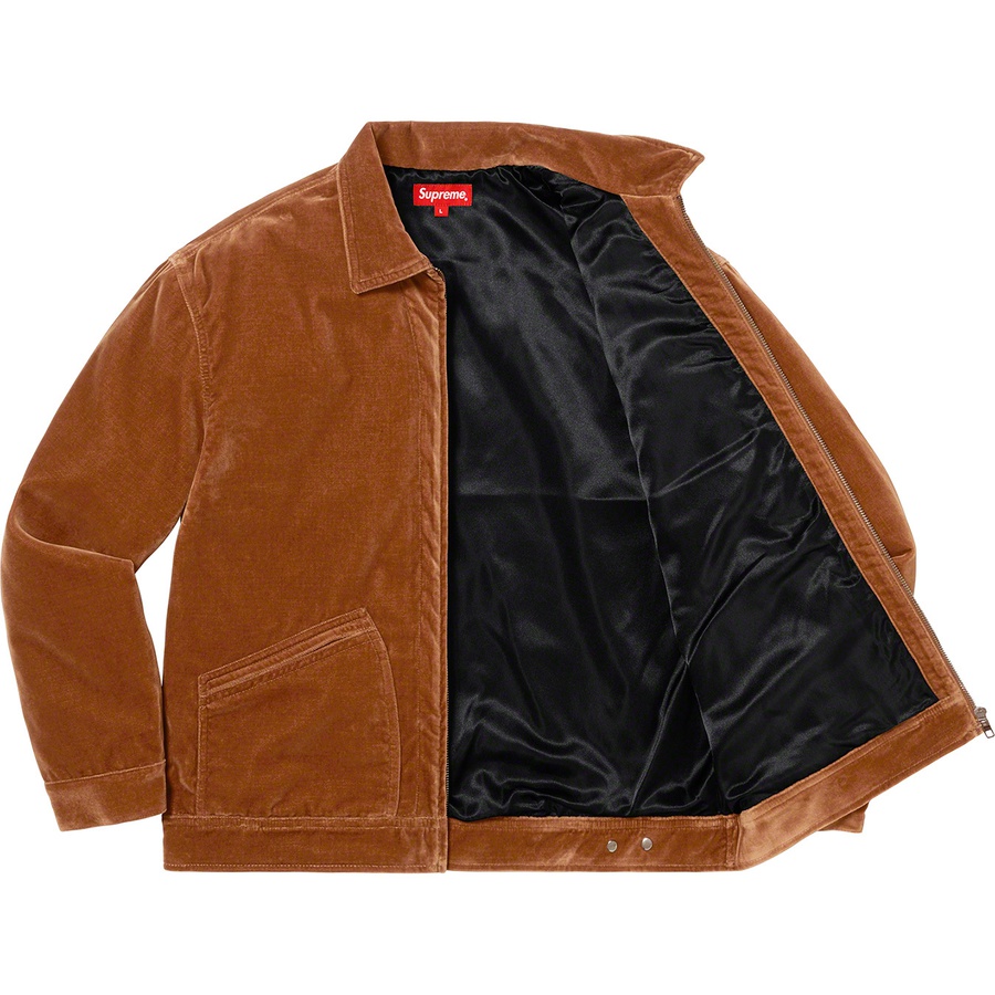 Details on Velvet Work Jacket Brown from fall winter
                                                    2020 (Price is $288)