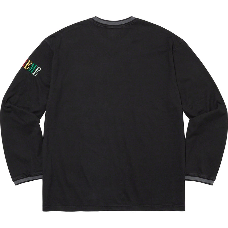 Details on Multi Color Logo L S Top Black from fall winter
                                                    2020 (Price is $88)