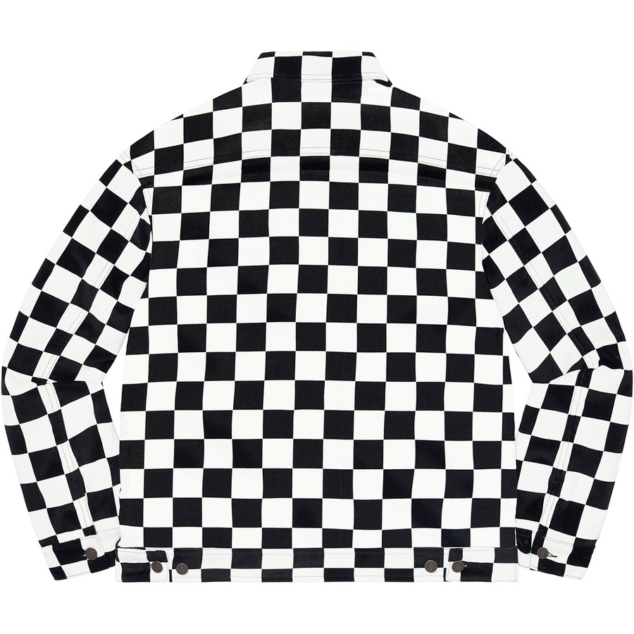 Details on Velvet Work Jacket Checkerboard from fall winter
                                                    2020 (Price is $288)