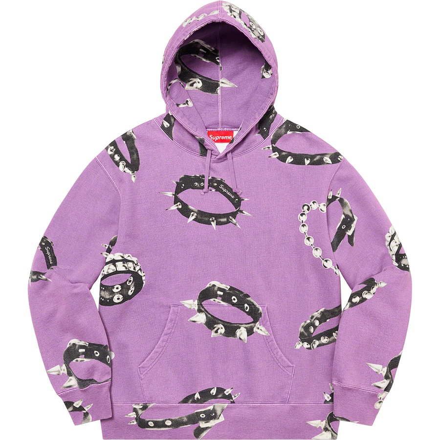 Details on Studded Collars Hooded Sweatshirt Violet from fall winter
                                                    2020 (Price is $168)