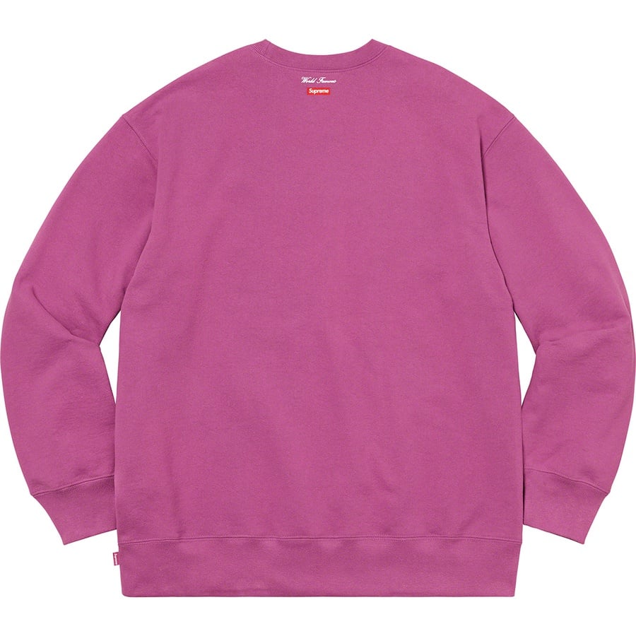 Details on Aerial Crewneck Bright Purple from fall winter
                                                    2020 (Price is $148)