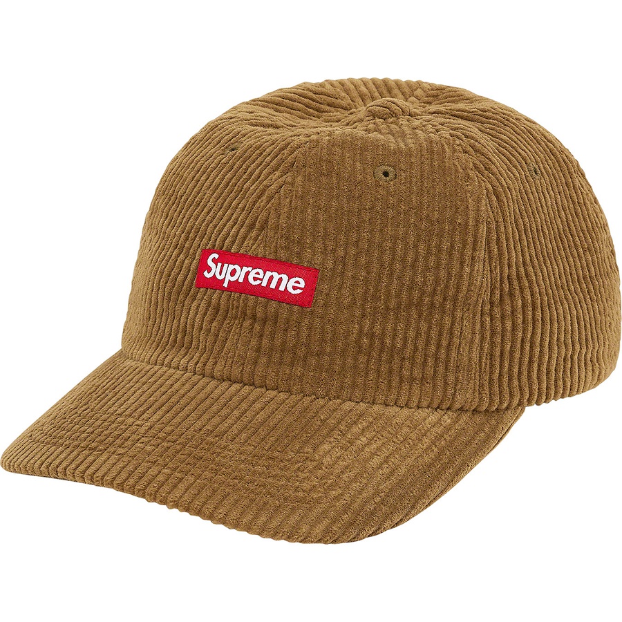 Details on Ripple Corduroy Small Box 6-Panel Brown from fall winter 2020 (Price is $48)