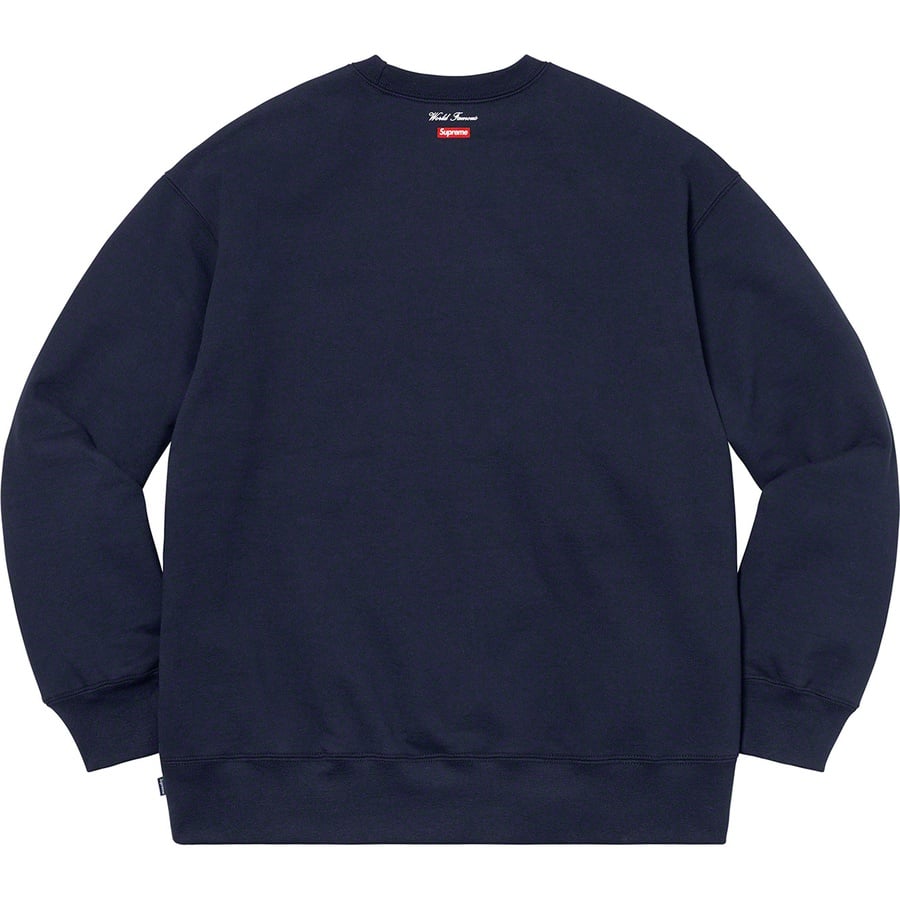 Details on Aerial Crewneck Navy from fall winter
                                                    2020 (Price is $148)