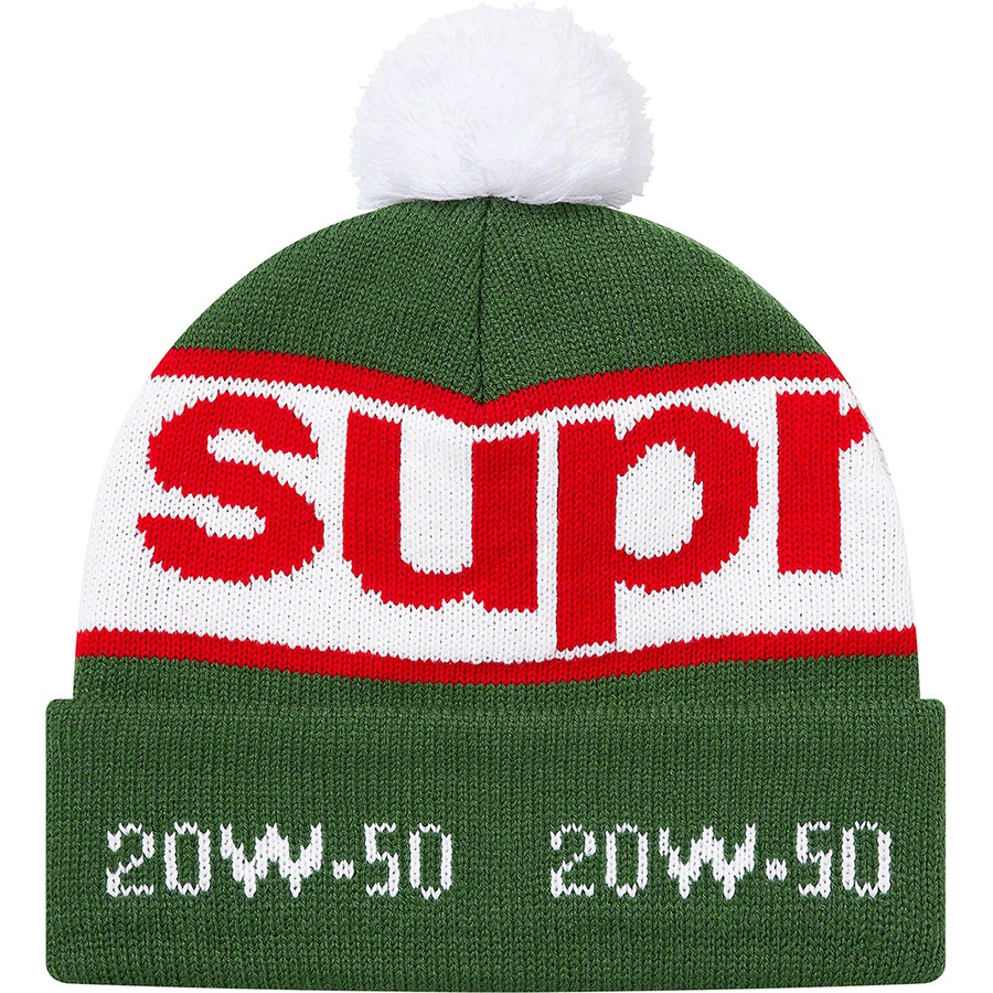 Details on Garage Beanie Green from fall winter 2020 (Price is $36)
